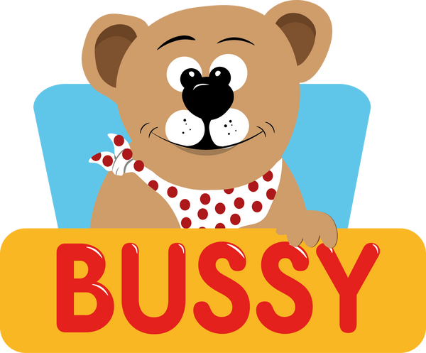 Logo BUSSY Popcorn & Wassereis seit 1974
