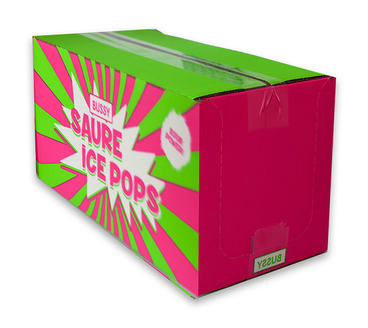 BUSSY saurer Apfel Wassereis 10x (20x30ml) Grosspackung