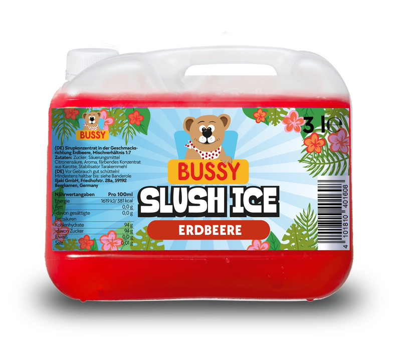 Slusheis Sirup Erdbeere