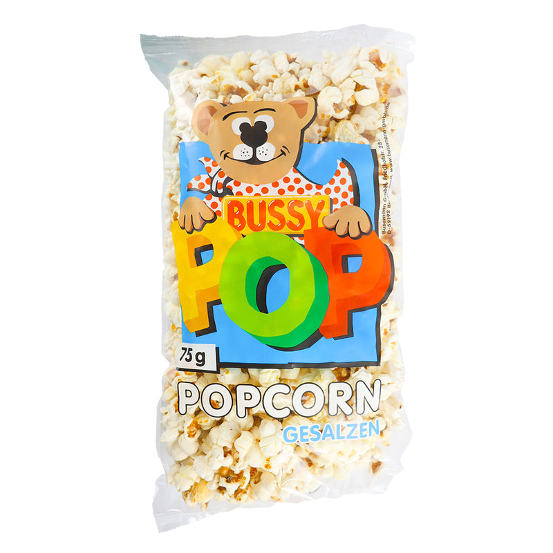 Unser Bussy Pop 75g salziges Popcorn